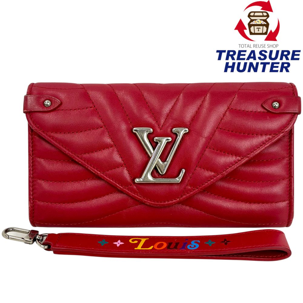 LOUIS VUITTON 前衛派 ロングウォレット M63299 赤いこと ルイヴィトン 【102040206006】