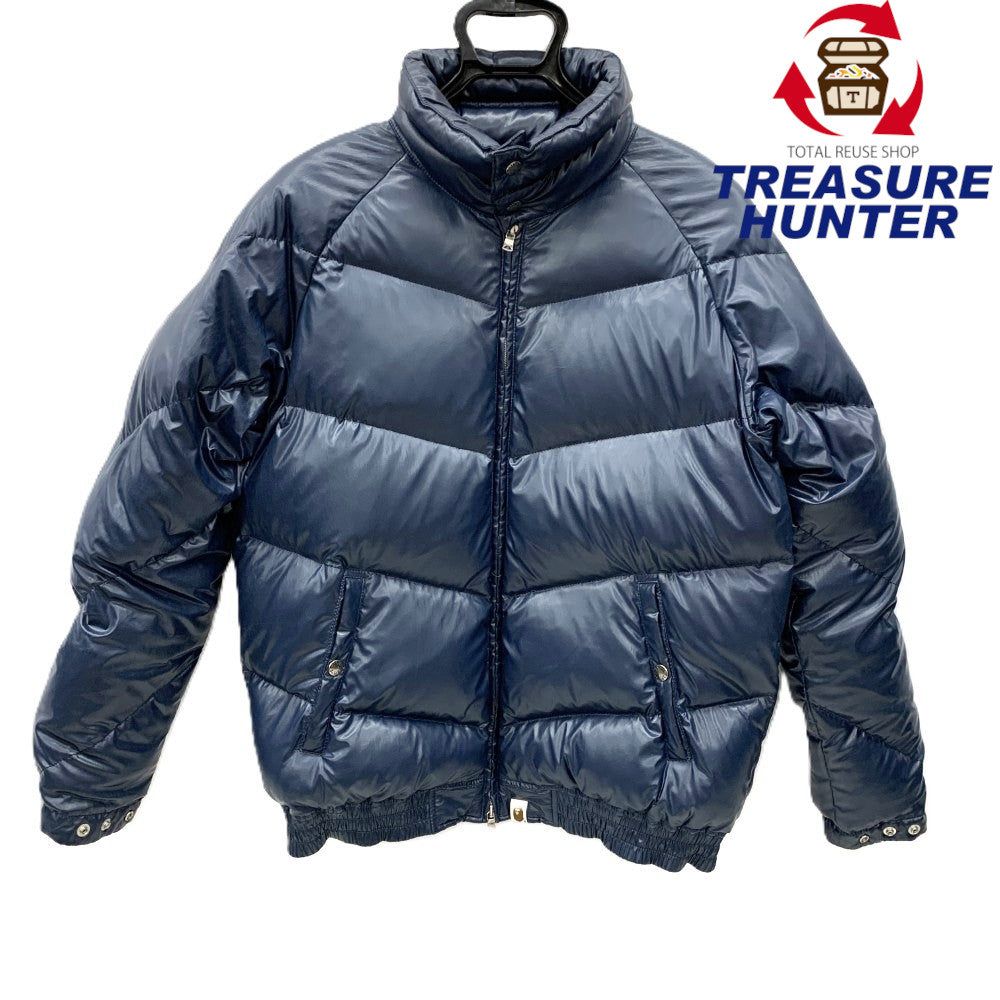 アベイシングエイプ ダウンジャケット A BATHING APE ブラックダウンジャケット