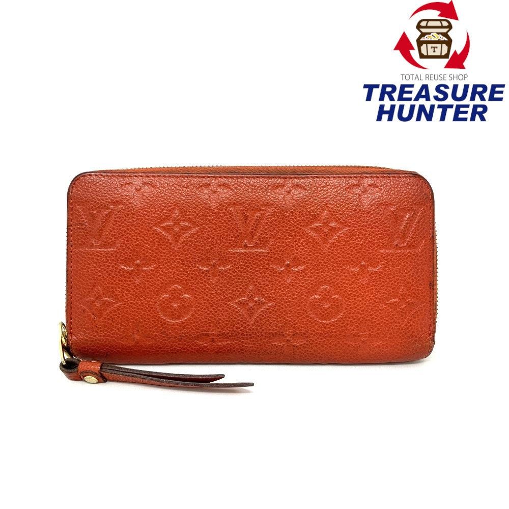 LOUIS VUITTON(ルイ・ヴィトン) モノグラム・アンプラント ジッピー・ウォレット レッド M60547 長財布 【102052931003】｜Treasure　Hunter店 16,872円