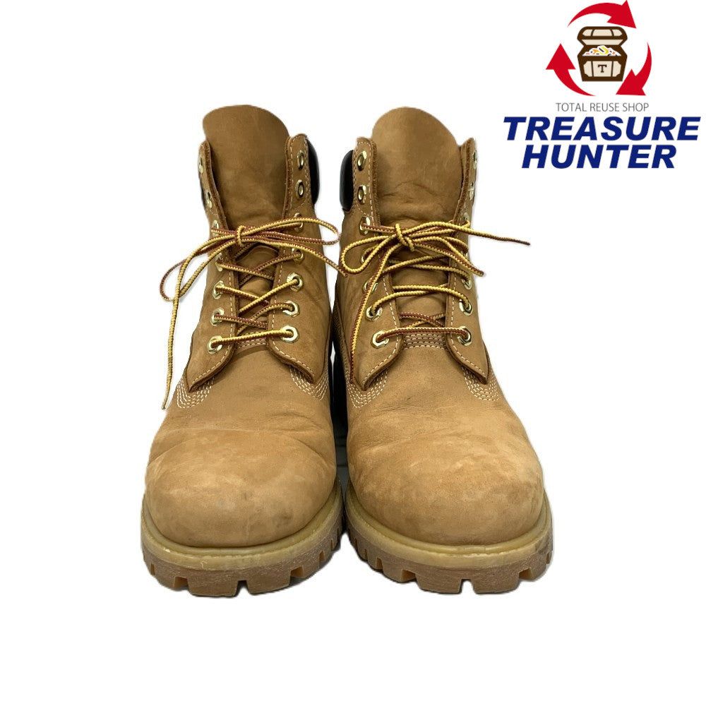 Timberland(ティンバーランド) 黄色ブーツ 大きさ9 1/2(27.5珊) 駱駝 10061 A7559 メンズ 【101076448003】