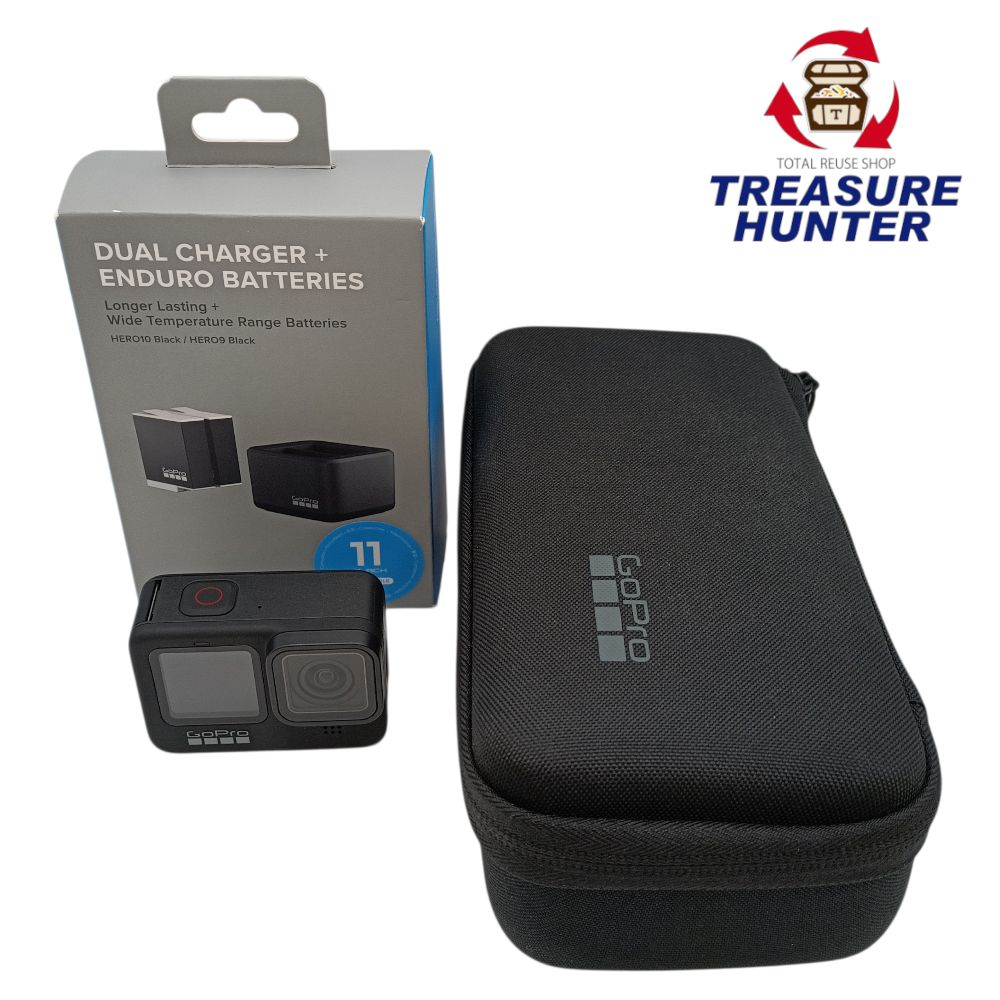 中古 GoPro HERO9 BLACK CHDHX-901-FW ウェアラブル 動き写真器 ゴー労働者階級 主人公9 別売り蓄電池/申し受ける器仕かける 黒いこと 【103077406002】