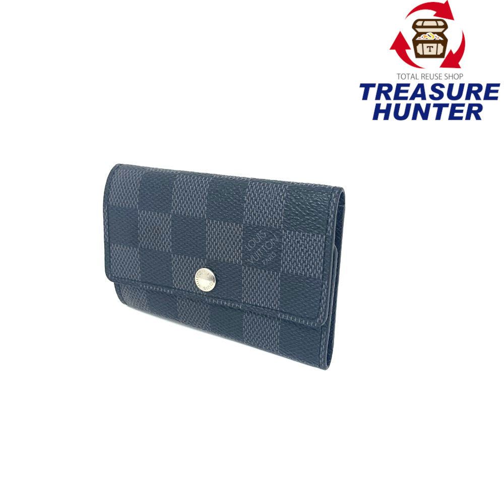 LOUIS VUITTON(ルイ・ヴィトン) ダミエ ミュルティクレ6 ブラック/グレー N62662 キーケース 【102063583003】｜Treasure　Hunter店