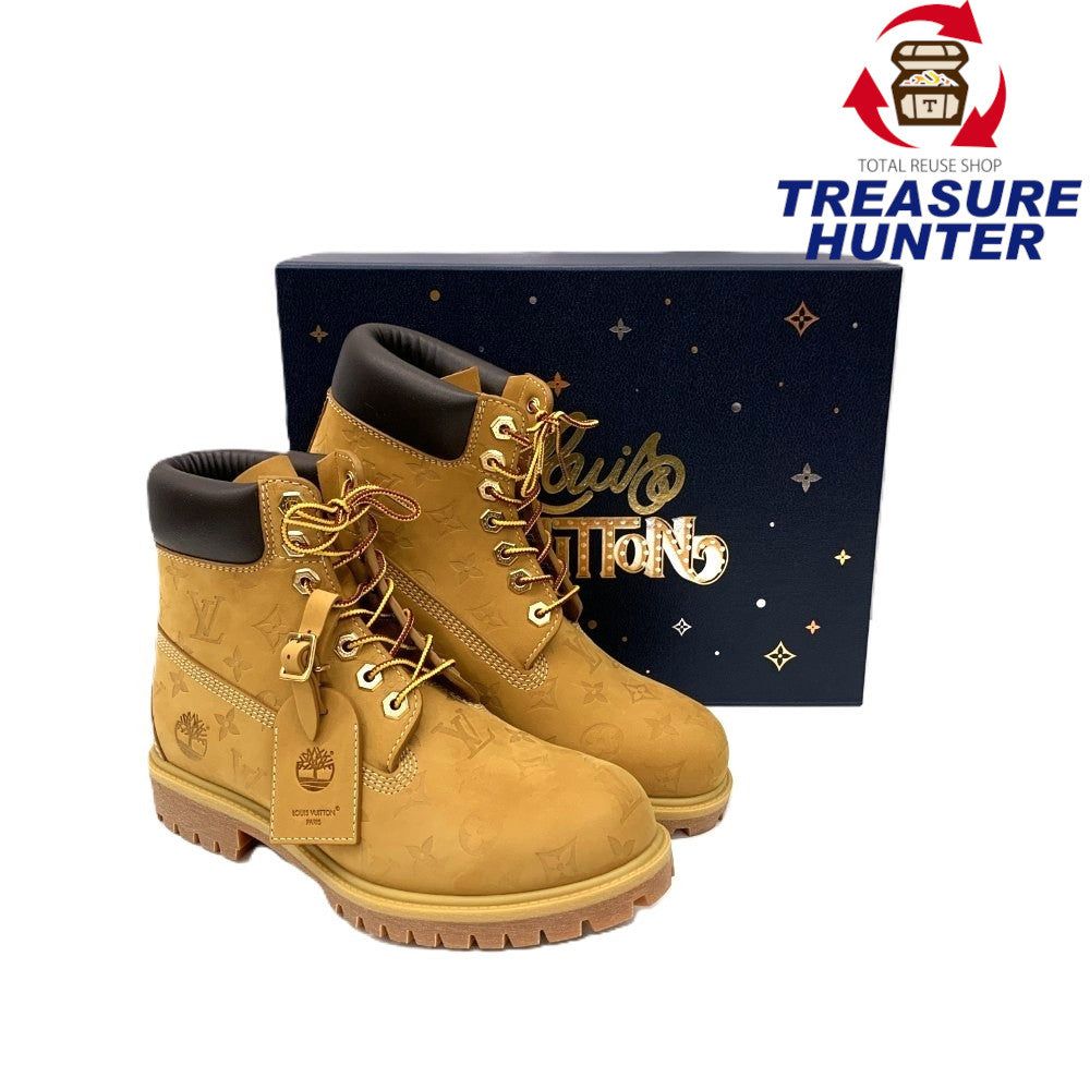 LOUIS VUITTON ×Timberland(ルイ・ヴィトン×ティンバーランド) 6in割り増し金ブーツ 大きさUS9(27珊)  FA1204 2024AW寄せあわせ 【102063737005】