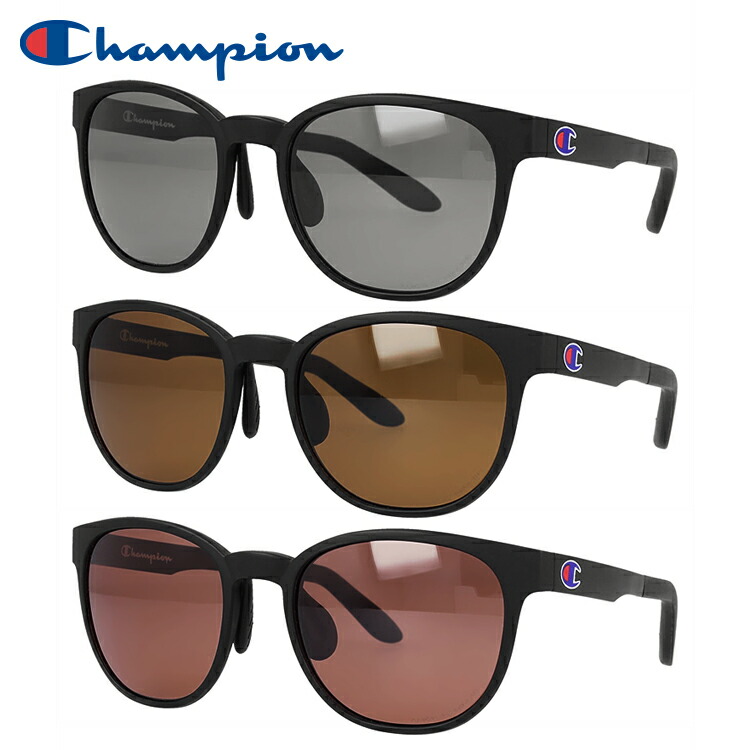 【国内正規品】チャンピオン 偏光サングラス アジアンフィット Champion 2113 BK 52サイズ ボストン型 メンズ レディース 男女兼用 ユニセックス ブランド 人気 UVカット 紫外線 おしゃれ 運転 ドライブ レジャー アウトドア 夏 釣り フィッシング 海 川｜TREASURE LAND-トレジャーランド-