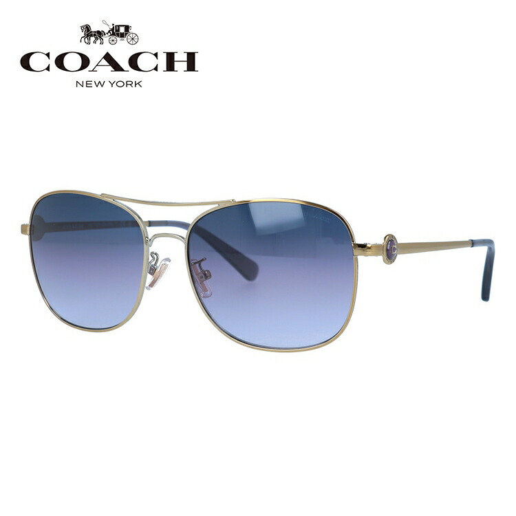 【お買い物マラソン対象】【国内正規品】コーチ サングラス COACH HC7127 90058H 56サイズ ティアドロップ ユニセックス メンズ レディース｜TREASURE LAND-トレジャーランド-