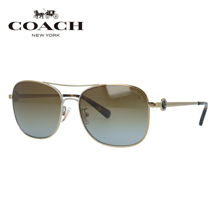 【国内正規品】コーチ サングラス 偏光サングラス COACH HC7127 9005T5 56サイズ ティアドロップ ユニセックス メンズ レディース｜TREASURE LAND-トレジャーランド-