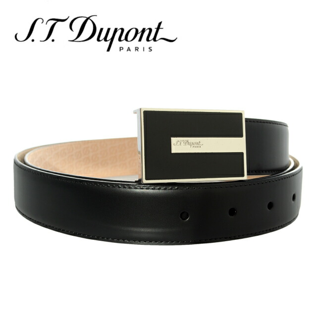 【お買い物マラソン対象】【訳あり】S.T.Dupont デュポン ベルト ヘリテッジ ブラック 051185 誕生日 記念日 ご褒美 プレゼント 新社会人 プレゼント