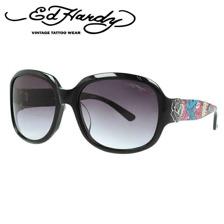 【当店限定SALE】エドハーディー サングラス EdHardy バード BIRD BLACK ブラック サングラス エドハーディー バード メンズ レディース UVカット メガネ ブランド ギフト プレゼント