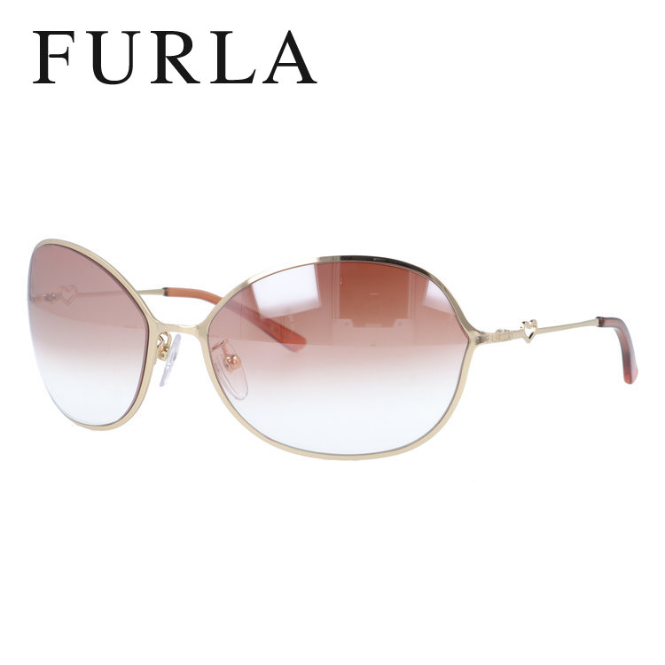 【訳あり】フルラ サングラス FURLA SU4052G 300 63サイズ オーバル型 アウトレット品 ユニセックス メンズ レディース 8,120円
