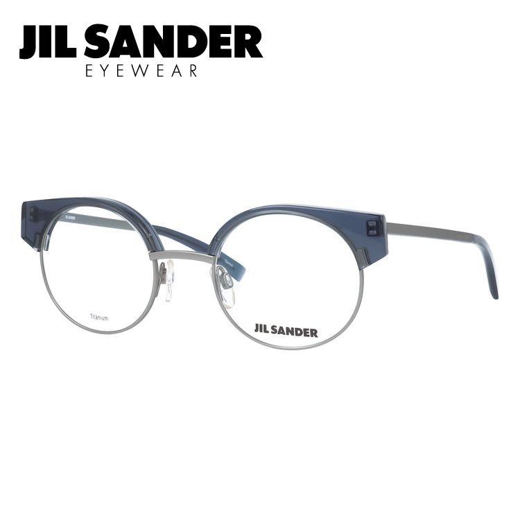 Jil Sander メガネフレーム ラウンド型 おしゃれ老眼鏡 Pc眼鏡 スマホめがね 伊達メガネ リーディンググラス 眼精疲労 ジル サンダー 伊達 眼鏡 J06 D 48 メンズ レディース モードメガネ Almarkhiyagallery Com