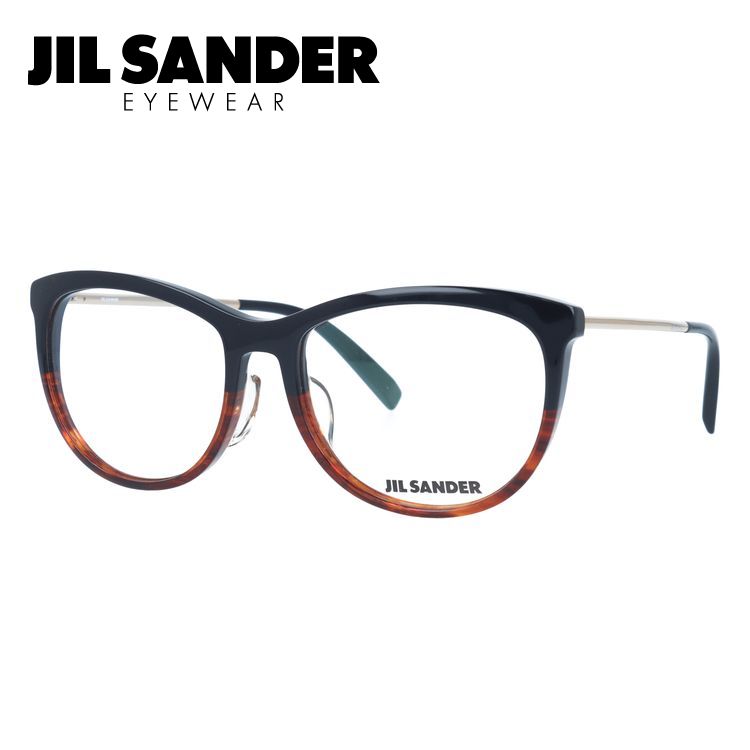 驚きの価格 Jil Sander メガネフレーム ウェリントン型 おしゃれ老眼鏡 Pc眼鏡 スマホめがね 伊達メガネ リーディンググラス 眼精疲労 ジル サンダー 伊達 眼鏡 J4012 D 54 レギュラーフィット レディース ファッションメガネ ハイブランド 数量は多