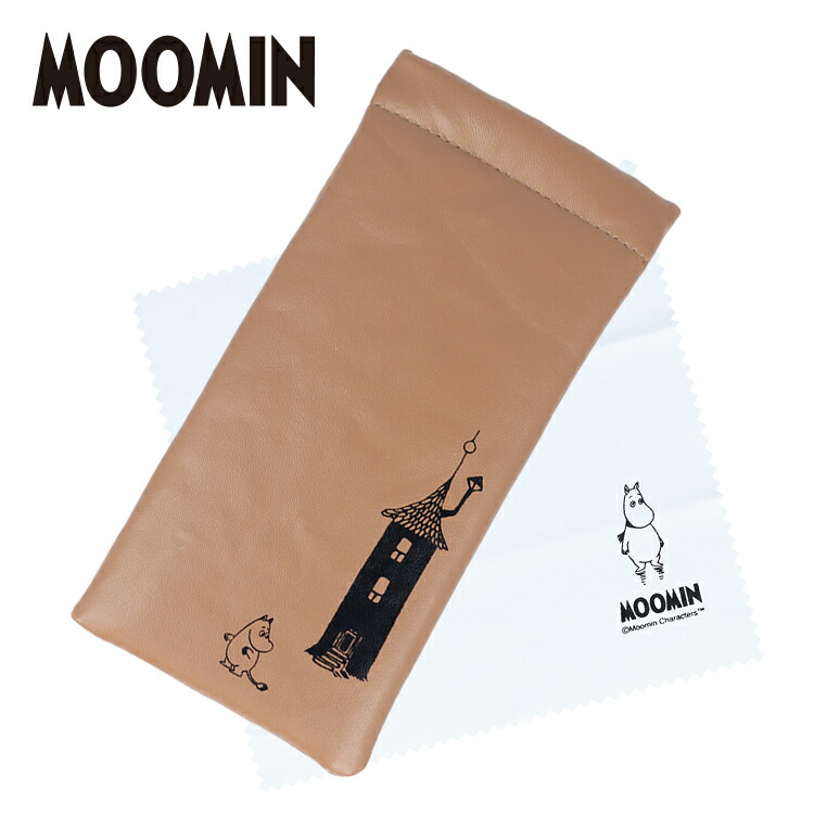 楽天市場】MOOMIN メガネ ケース ムーミン ダークブラウン レザー調