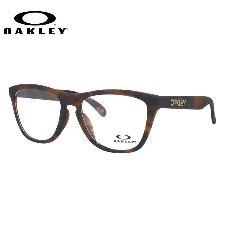 【訳あり】オークリー メガネフレーム フロッグスキン 伊達メガネ アジアンフィット OAKLEY FROGSKINS OX8137A-0655 55サイズ ウェリントン型 ローブリッジフィット ユニセックス メンズ レディース【海外正規品】｜TREASURE LAND-トレジャーランド-