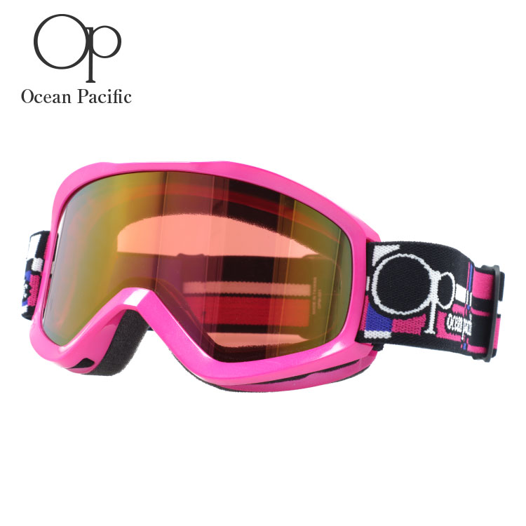 オーシャンパシフィック ゴーグル ミラーレンズ アジアンフィット OCEAN PACIFIC OP 6818 全4カラー メンズ レディース  スキーゴーグル スノーボードゴーグル ストライプ ドット チェック 柄 プレゼント 【オンライン限定商品】