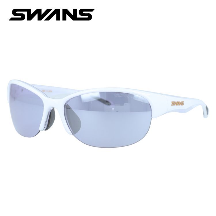 スワンズ サングラス ルナ ミラーレンズ アジアンフィット（フレキシブルノーズパッド） SWANS LUNA LN-0714 CLW 60サイズ スポーツ型 コンパクトモデル ハイカーブ ユニセックス メンズ レディース｜TREASURE LAND-トレジャーランド-