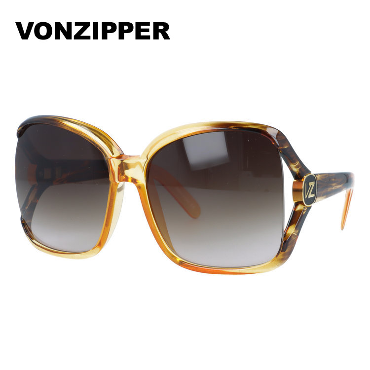 【訳あり】ボンジッパー サングラス ダルマ レギュラーフィット VONZIPPER DHARMA SJJFQDHA TFB 60サイズ ウェリントン（バタフライ）型 アウトレット品 ユニセックス メンズ レディース