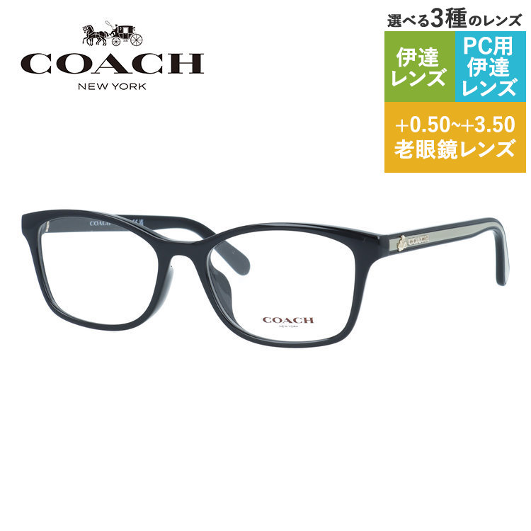 【訳あり・店頭展示品】【国内正規品】 コーチ メガネフレーム 伊達メガネ レギュラーフィット COACH HC6216F 5002 54サイズ ディズニーカンパニー 創立100周年記念 カプセルコレクション スクエア型 Disney×Coach ミッキーマウス バイカラー サステナブル素材 レディース
