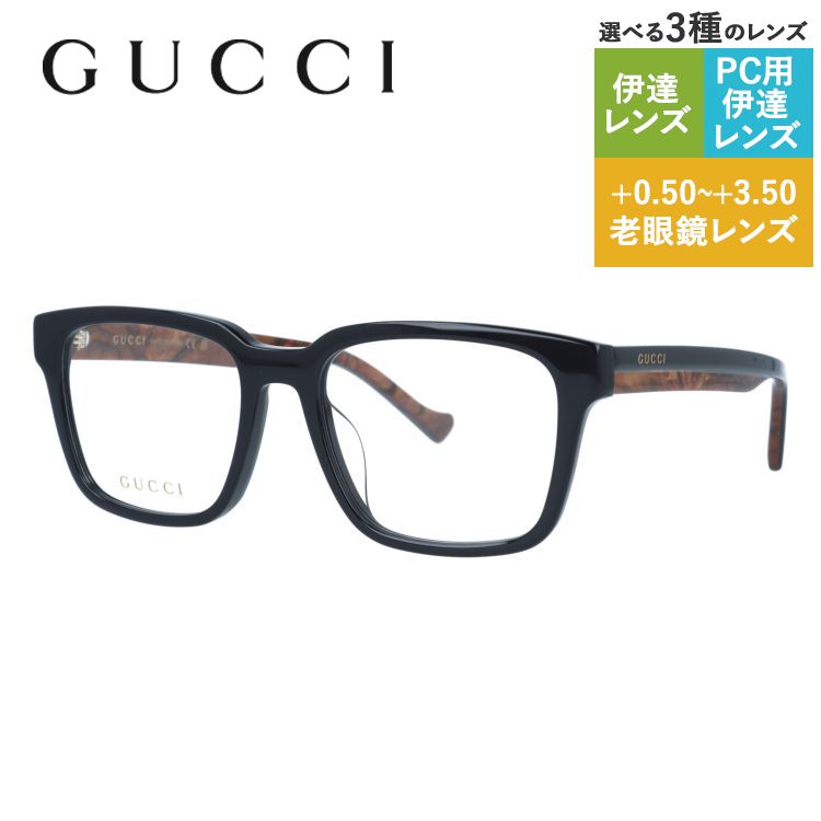 GUCCI 伊達メガネ　レディース　メンズ　ユニセックス Amazon | グッチ メガネフレーム 伊達メガネ アジアンフィット