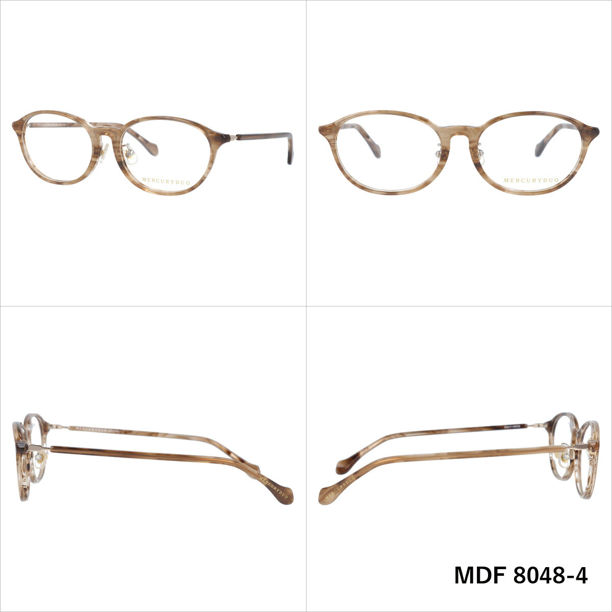 にイメージ マーキュリーデュオ Mercuryduo Mdf8047 全4カラー 52サイズ オーバル レディース 女性 眼鏡達人 メガネフレーム 伊達 メガネ アジアンフィット にチェンジ