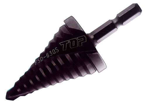 【トップ工業】 TOP 電動ドリル用六角シャンクスパイラルステップドリル ESD-630S｜Treasure　Town　店