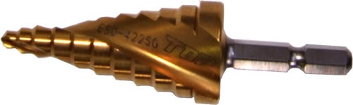 【トップ工業】 TOP 電動ドリル用六角シャンクチタンコーティング ESD-422SG