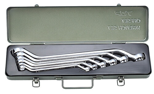 【トップ工業】 TOP 両口メガネレンチ45°型長形 TM-B(ISO)