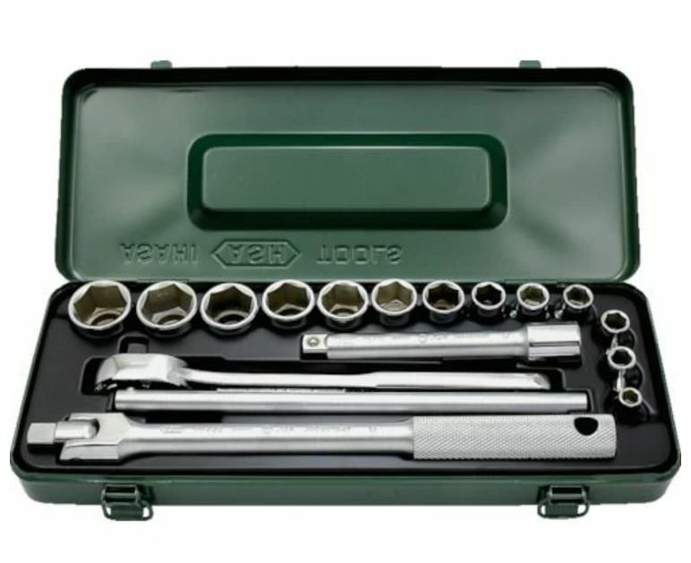 旭金属工業　アサヒ　ASH　ソケットレンチセット 1/2（12.7） 17PC　VJS4131｜Treasure　Town　店