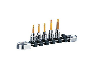KTC ネプロス 6.3SQ T型トルクスビットセット NTQ4T05A