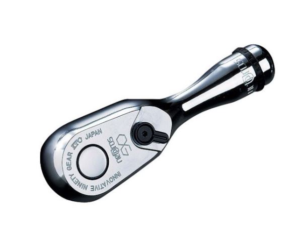 KTC ネプロス 9.5sq. ショートラチェットハンドル(90枚歯車)  NBR390AS