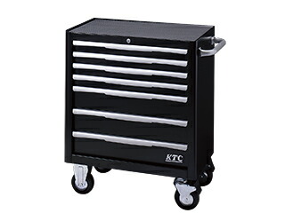 KTC ローラーキャビネット 7段7引出 ブラック EKW-1007BK