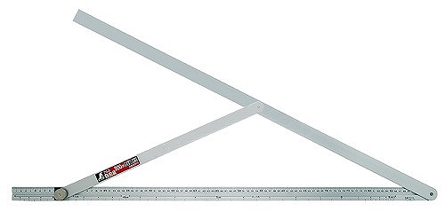 シンワ アルミ自由金 90cm 筋交い・勾配目盛付 62572