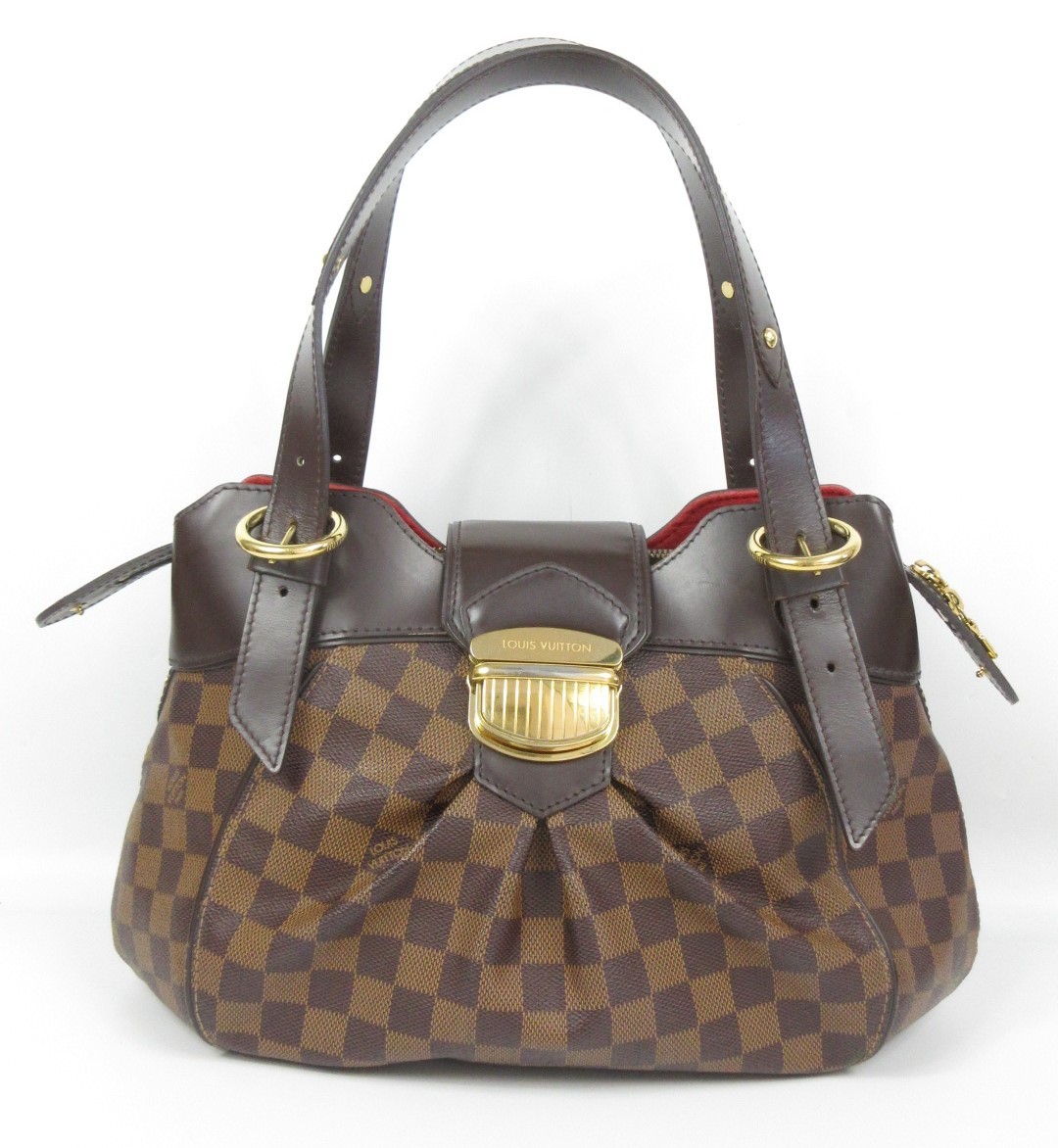 LOUIS VUITTON/ルイ・ヴィトン ダミエ システィーナ PM N41542　トートバック　ブラウン 【中古】