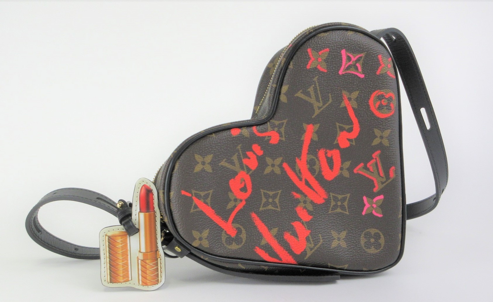 LOUIS VUITTON/ルイ・ヴィトン モノグラム/ヴァレンタイン サック 冷やりとした ハート形型ショルダーバック  M45890【中古】