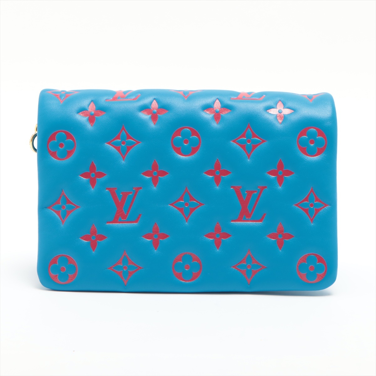 LOUIS VUITTON/ルイ・ヴィトン　ポシェット　クッサン　ブルー/レッド　M80743　 【中古】｜トレジャー　トローヴ