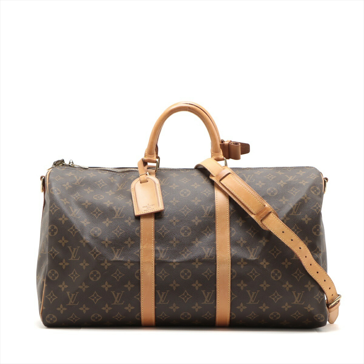 ルイヴィトン モノグラム キーポル バンドリエール ボストンバッグ M41416 ルイヴィトン モノグラム キーポルバンドリエール50 ブラウン
