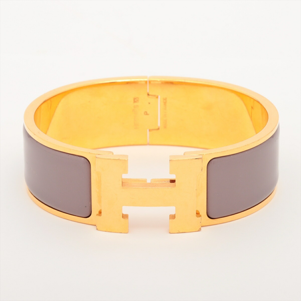 美品 Hermes エルメス クリッククラック バングル ゴールド×オレンジ 楽天市場】HERMES エルメス クリッククラックPM Hバングル