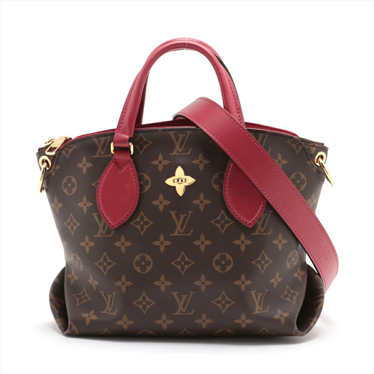 Louis Vuitton フラワーモチーフ パーティーバッグ ルイ·ヴィトン】モノグラム·フラワー モチーフをあしらった