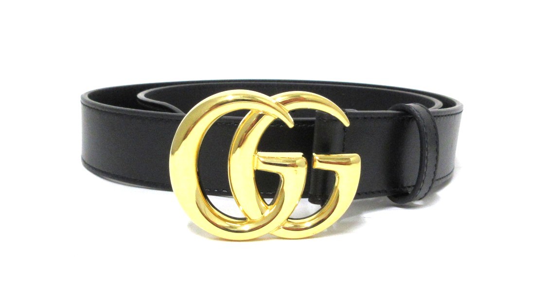 楽天市場】【グッチ】Gucci パール ダブルG バックル レザー