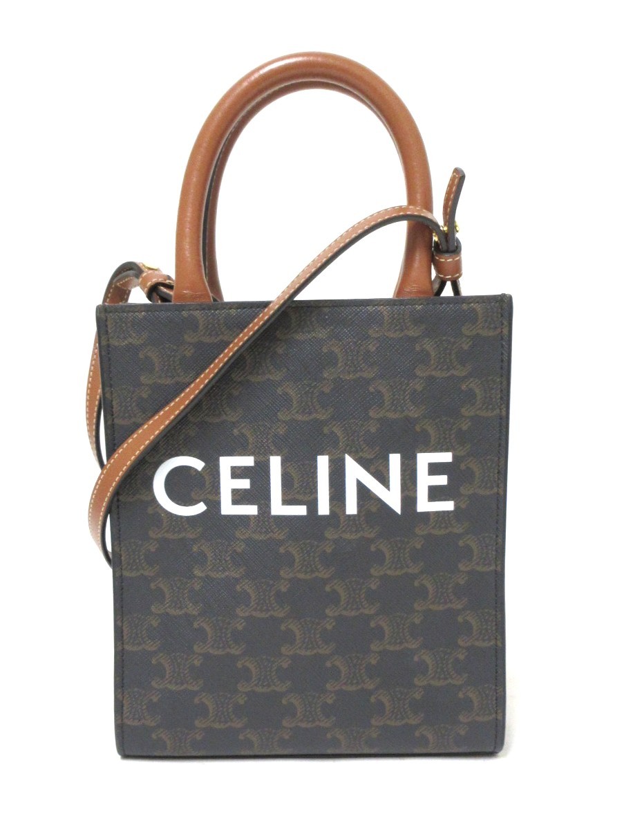 楽天市場】【バッグ】CELINE セリーヌ ミニ バーティ カルカバ