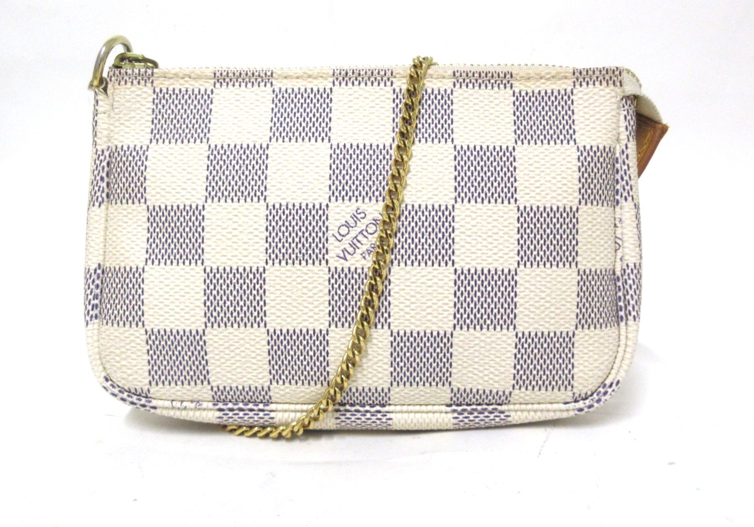 LOUIS VUITTON/ルイ ヴィトン　ダミエ アズール ミニポシェットアクセソワール N58010 ミニポーチ　【中古】