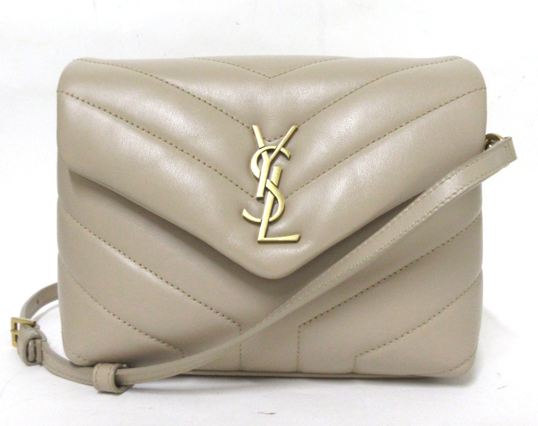 YSL/サンローランパリ  ルル なめし革ショルダーバック 678401 クロスボディバッグ ポシェット 【中古】