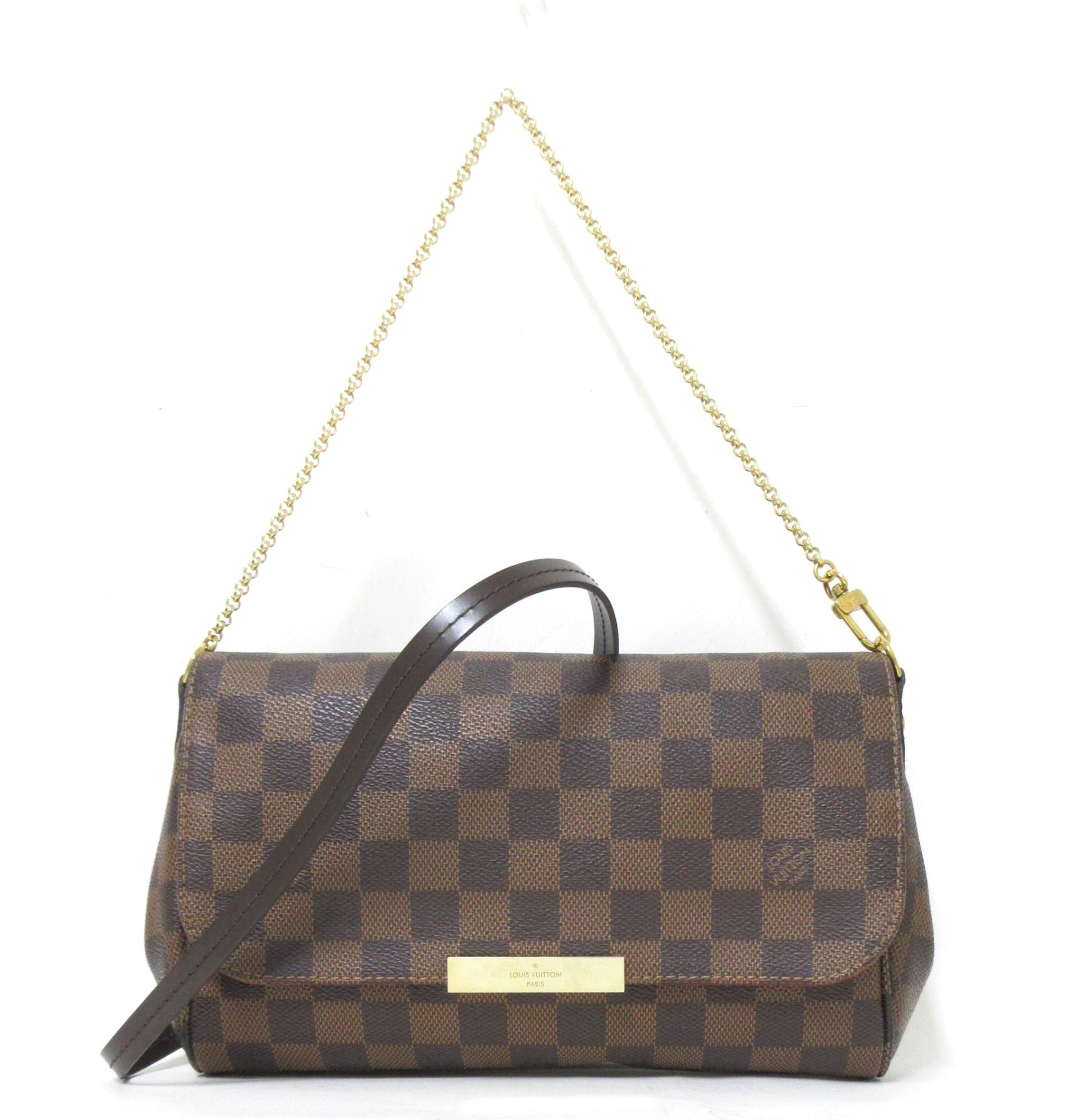 LOUIS VUITTON/ルイ ヴィトン ダミエ フェイボリットMM  N41129  クロスボディバッグ 肩先ポシェット 【中古】