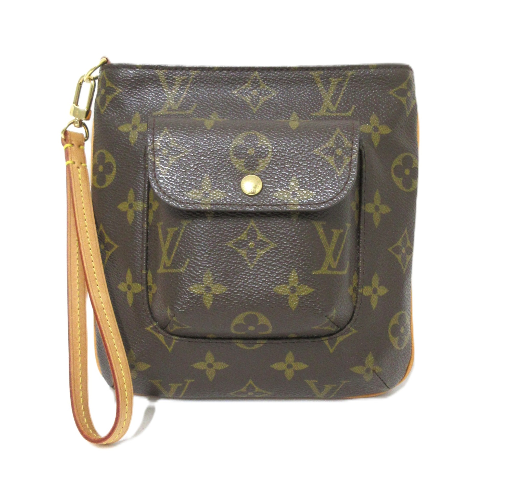 LOUIS VUITTON/ルイ ヴィトン モノグラム パルテシオン M51901 クラッチペダル御徒面子 合財袋 【中古】