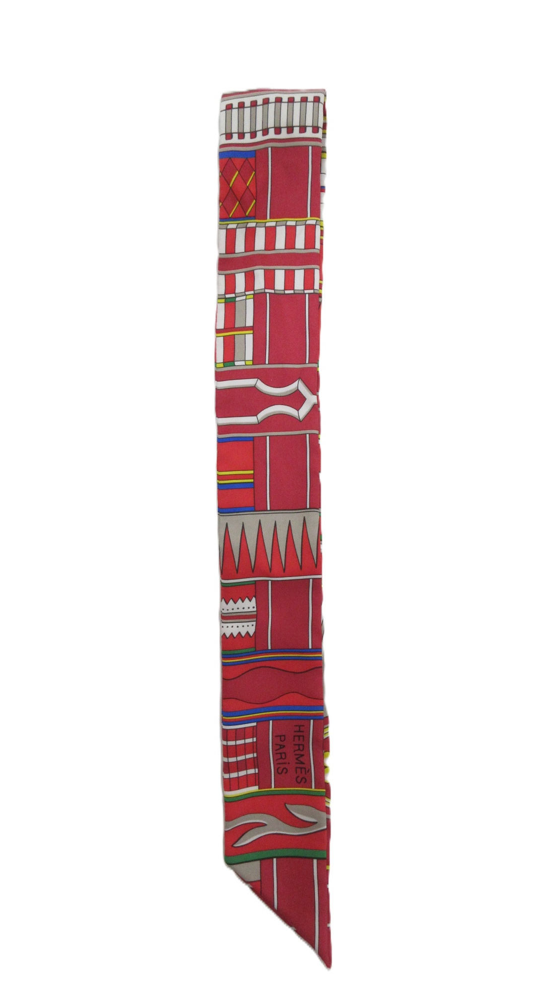HERMES/エルメス　シルク　ツイリー　「VOLTES ET PIROQUETTES] スカーフ　【中古】