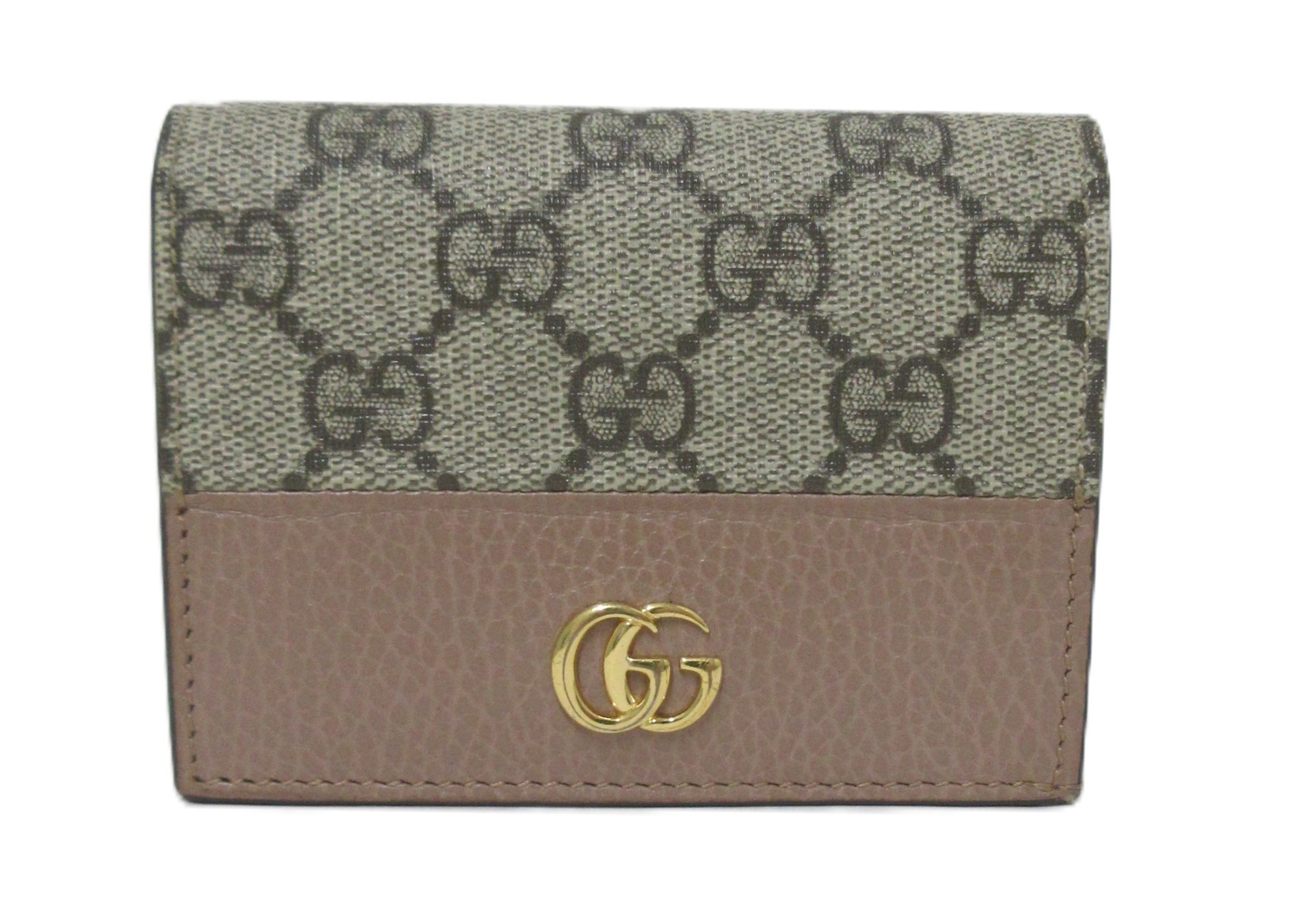 GUCCI/グッチ ダブルG コンパクトウォレット 658610 GGスプリーム/レザー 二つ折りコンパクト財布 【中古】|トレジャー トローヴ