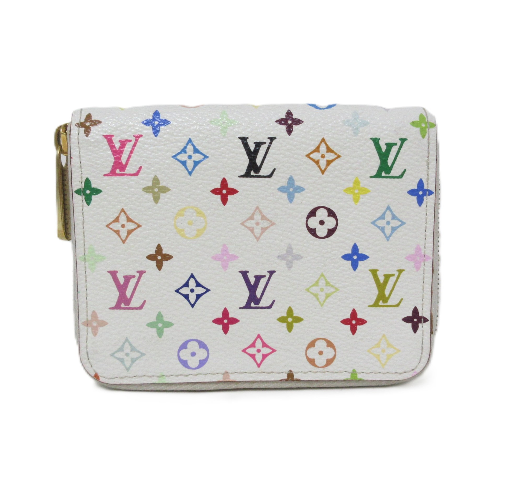 LOUIS VUITTON/ルイ ヴィトン マルチ色つや ジッピーコインパース  M66548 ブロン 白いこと マルチ色つや コインケース 【中古】