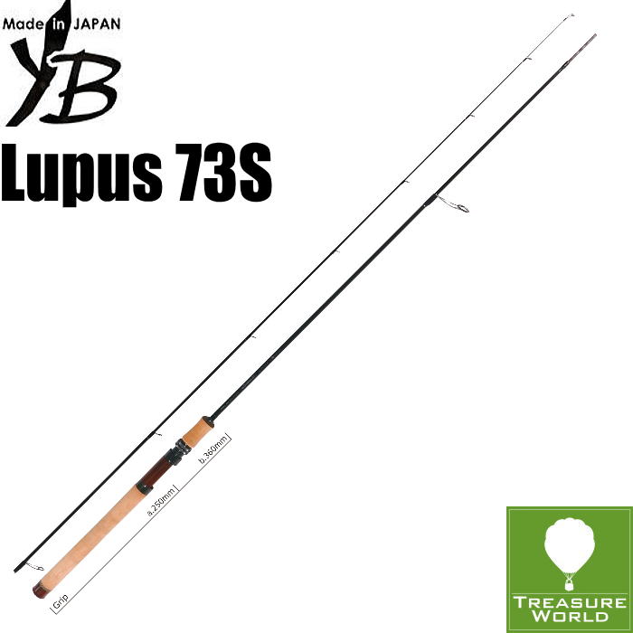 ●2026年2月印行模範例●★取っておく商いもの★YAMAGA Blanks (ヤマガブランクス)Lupus 73S(ルー通り手形 73S)【トラウトロッド】【河心域 湖沼】