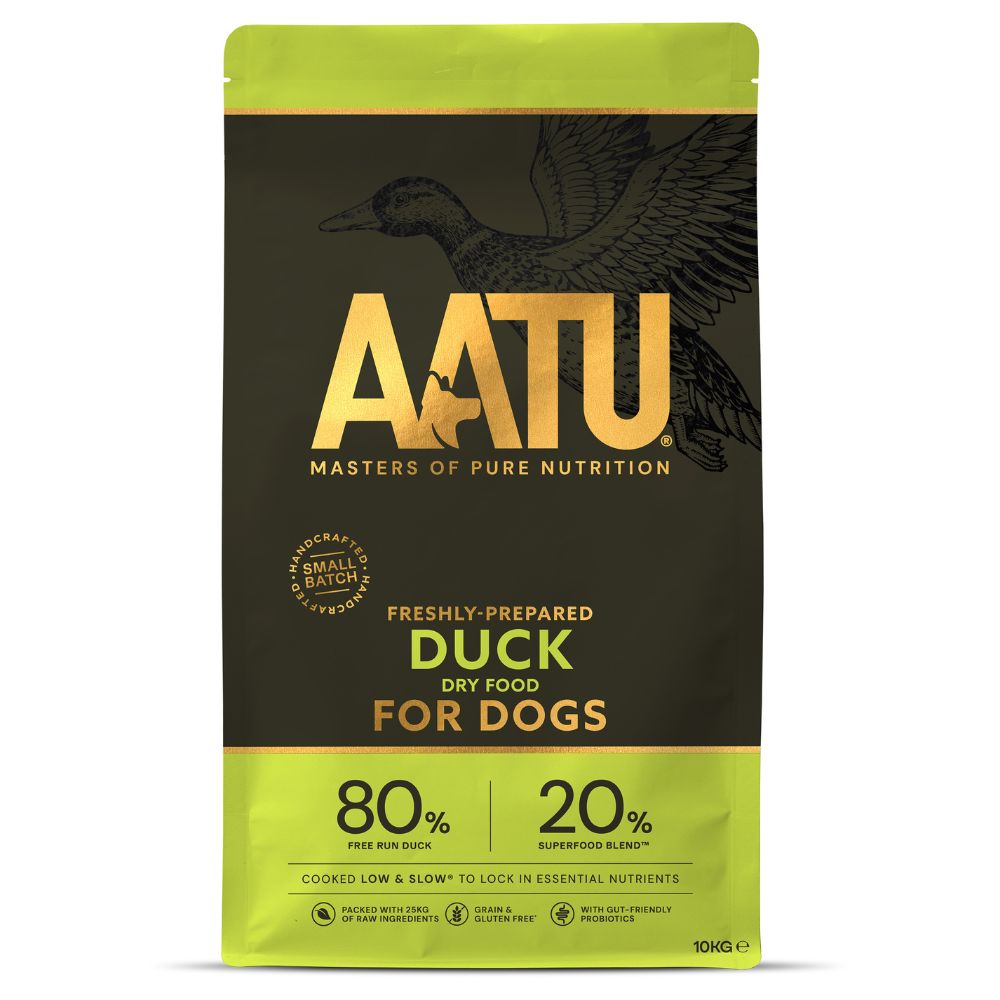 AATU アートゥー ダック ドライ ドッグフード 全犬種成犬用 10kg 低アレルゲン
