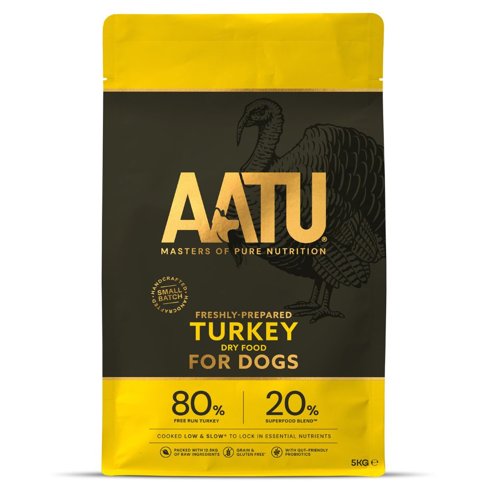 AATU アートゥー 七面鳥 素っ気ない 全犬種 成犬用 ドッグフード 低アレルゲン 5kg