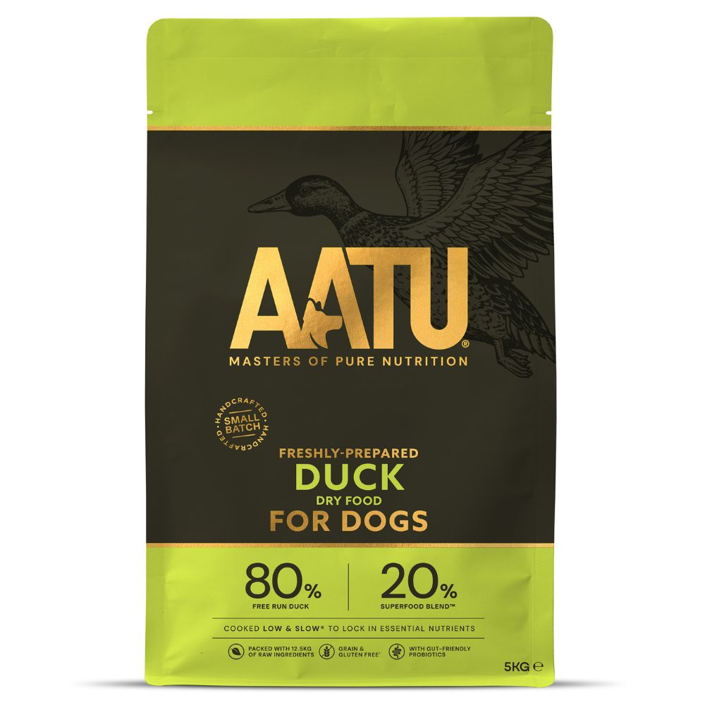 AATU アートゥー 家鴨 素っ気ない ドッグフード 低アレルゲン 全犬種成犬用 5kg